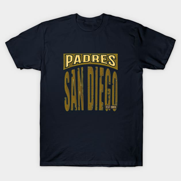 padres san diego T-Shirt by nowsadmahi